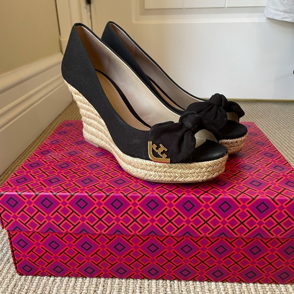 Tory Burch Dory Wedge Espadrille - Picture 1 of 7